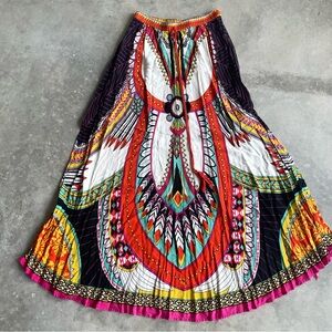 Graphics Maxi Skirt